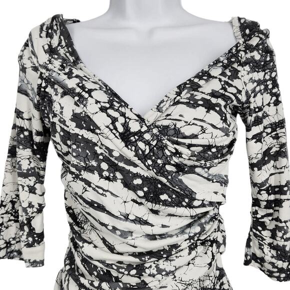 Diane von Furstenberg Off Shoulder Ruched Dress - Picture 2 of 4